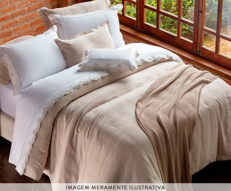 Jogo de Lençol Windsor Branco | Westwing