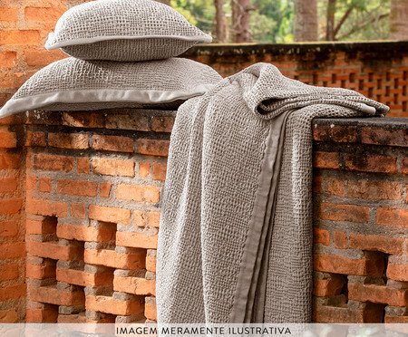 Capa de Almofada Jacquard Linen Favo | Westwing