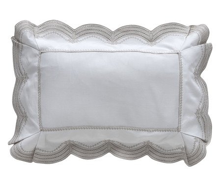 Capa de Almofada Windsor Branco e Fendi | Westwing