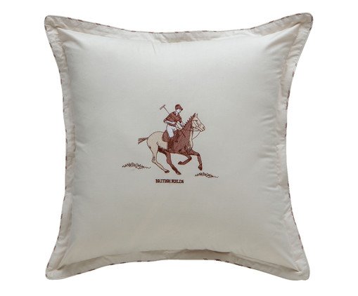 Capa de Almofada Bordada Polo, multicolor | WestwingNow