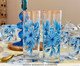 Jogo de Copos Long Drink Floral Azul, blue | WestwingNow