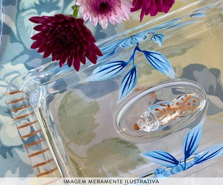 Mantegueira Floral Azul | Westwing