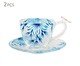 Jogo de Xícaras de Café Floral Azul, blue | WestwingNow