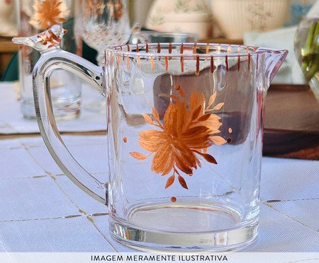 Leiteira Cristal Golden | Westwing