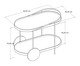 Carrinho Bar Edge Castanho e Champanhe, wood pattern | WestwingNow