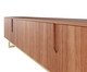 Rack Flow Lâmina de Madeira  Castanho e Dourado, wood pattern | WestwingNow