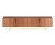 Rack Flow Lâmina de Madeira  Castanho e Dourado, wood pattern | WestwingNow