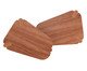 Mesa de Centro Orgânica Baobá Retangular, wood pattern | WestwingNow