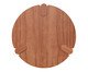 Mesa de Centro Orgânica Baobá Redonda, wood pattern | WestwingNow