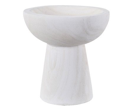 Centro de Mesa Branco - 16X17cm | Westwing