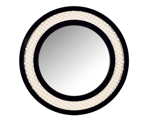 Espelho Decorativo Redondo Preto - 46cm, black | WestwingNow
