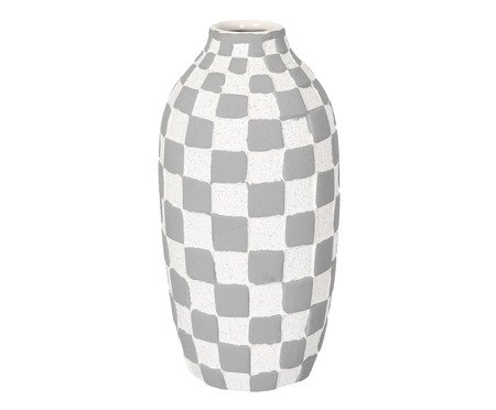Vaso Cinza - 11X23X21,5cm | Westwing