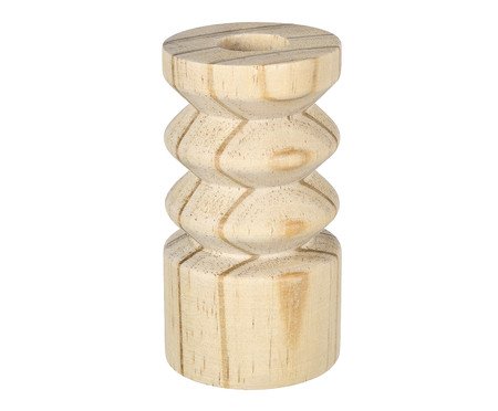 Castiçal Natural - 5X10,5cm | Westwing