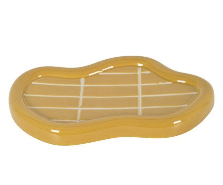 Bandeja Decorativa Bege - 15X3cm | Westwing