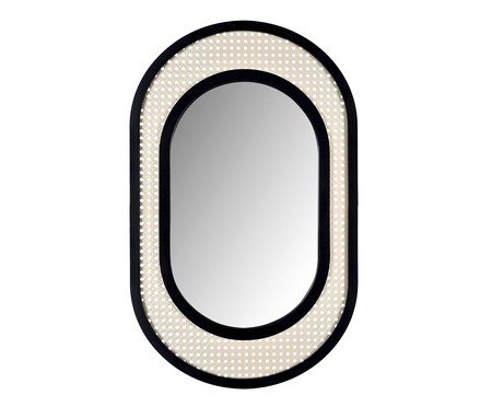 Espelho Decorativo Preto - 46X74cm | Westwing