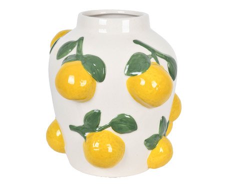 Vaso Amarelo - 16,5X18,5X17cm | Westwing
