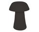 Adorno Cogumelo Slim Preto - M, black | WestwingNow
