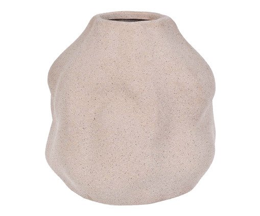 Vaso Minimalista Areia - 16X16X15cm, beige | WestwingNow