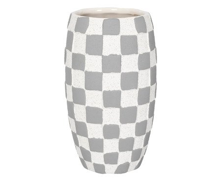 Vaso Cinza - 11,5X20X19cm | Westwing