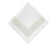 Guardanapo Grob Branco e Dourado, white | WestwingNow