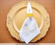 Guardanapo Grob Branco e Dourado, white | WestwingNow