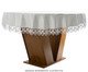 Toalha de Mesa Redonda Melian Branco, white | WestwingNow