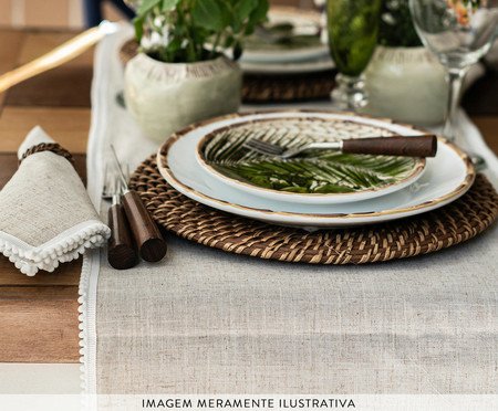 Caminho de Mesa Aylena Bege | Westwing