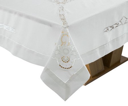 Toalha de Mesa Egor Branco | Westwing