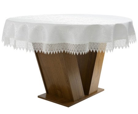 Toalha de Mesa Redonda Helm Off-White | Westwing