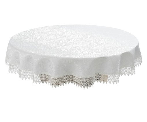 Toalha de Mesa Redonda Helm Off-White, white | WestwingNow