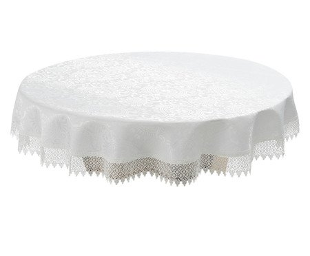 Toalha de Mesa Redonda Helm Off-White | Westwing