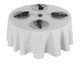 Toalha de Mesa Redonda Giela Branco, white | WestwingNow