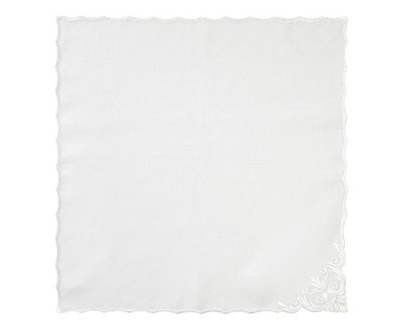 Jogo de Lugar Americano e Guardanapo Carani Branco | Westwing