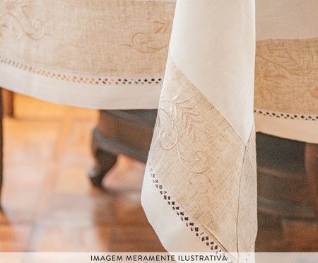 Toalha de Mesa Queiser Branco | Westwing