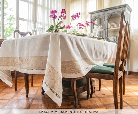 Toalha de Mesa Queiser Branco | Westwing