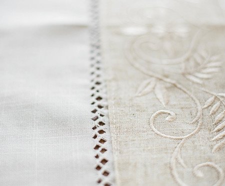 Toalha de Mesa Queiser Branco | Westwing