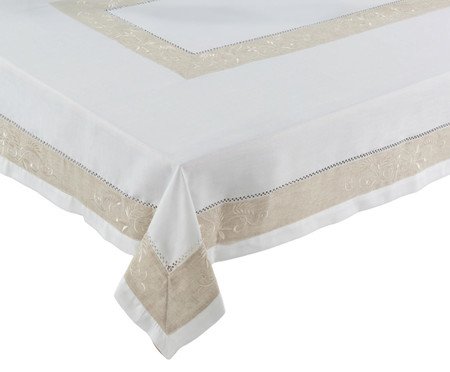 Toalha de Mesa Queiser Branco | Westwing
