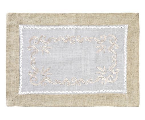 Lugar Americano Hador Branco e Bege, white | WestwingNow