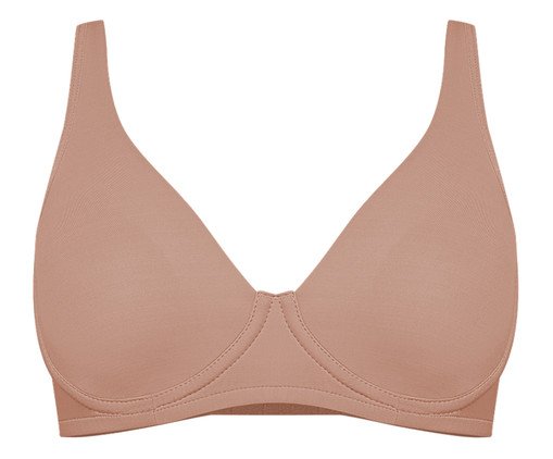 Sutiã Sem Bojo Com Aro Básico Taça-B Bege Camurça, beige | WestwingNow