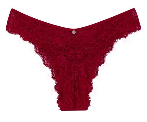 Calcinha Biquíni Em Renda Vermelho Zaire, red | WestwingNow