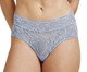 Calcinha Laterais Largas Em Renda Azul Delicato, blue | WestwingNow
