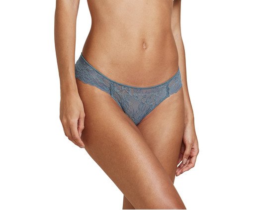 Calcinha Biquíni Em Renda Azul Delicato, blue | WestwingNow