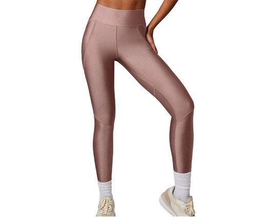 Calça Legging Recortes Com Bolso Rosê Retrô, pink | WestwingNow
