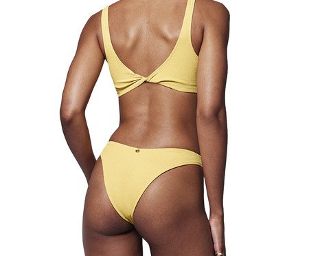 Calcinha Biquíni Asa Delta Amarelo Maracuja | Westwing