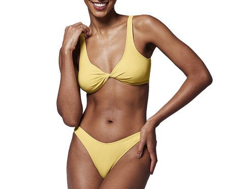 Calcinha Biquíni Asa Delta Amarelo Maracuja | Westwing