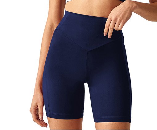 Bermuda Cós Alto Corte A Fio Azul Blues, blue | WestwingNow