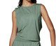 Regata Cropped Em Tela Verde Shark, green | WestwingNow