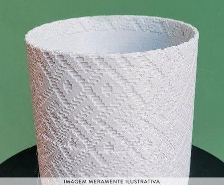 Vaso Guarani com Dispenser Branco Marmorizado | Westwing