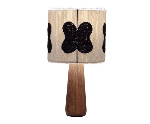 Abajur Kilim Mariposa, Preto | WestwingNow