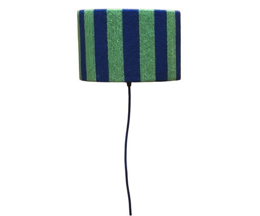 Arandela Kilim Listras Azul e Verde, Azul | WestwingNow